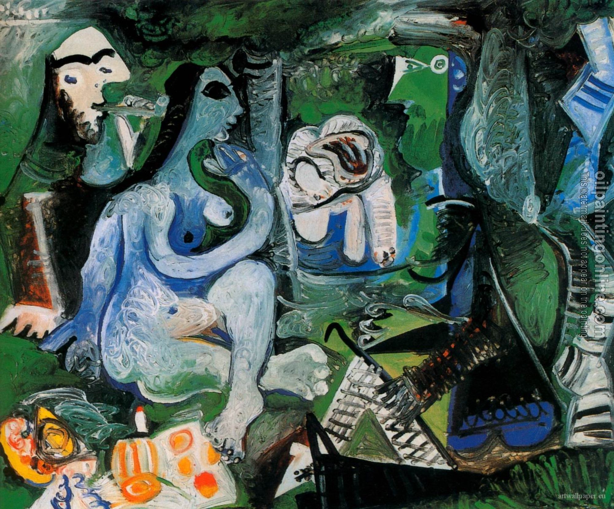 Picasso, Pablo - le dejeuner sur l'herbe